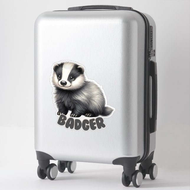 BADGER - PEGATINA DE NAVEGADERÍA (Maleta)