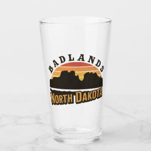 Badlands North Dakota Retro