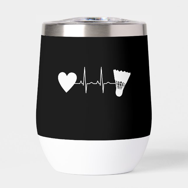 Badminton Ball Heartbeat (Frente)