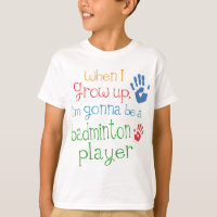 Badminton Player (Futuro) Bebé bebé camiseta