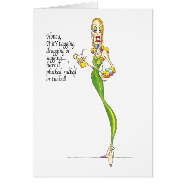 Baggin', Saggin o tarjeta de Draggin (Frente)