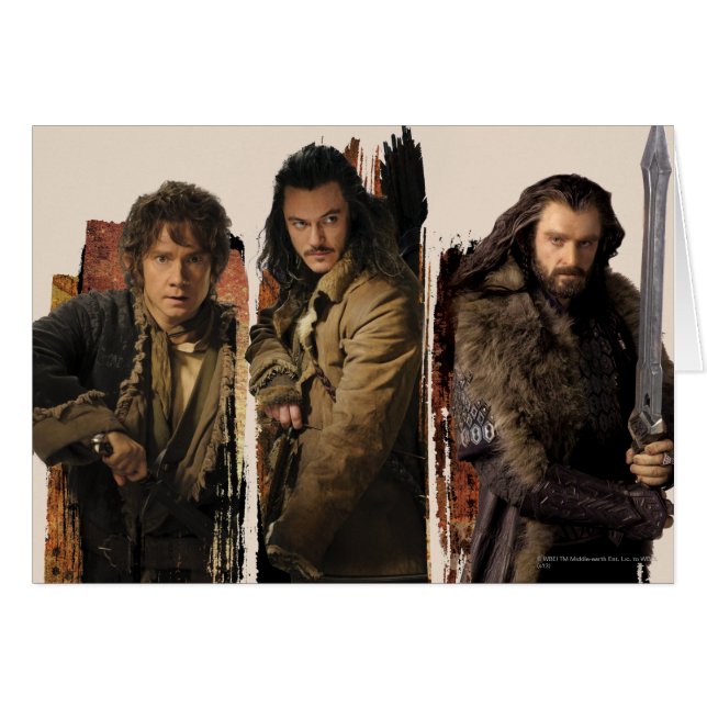 BAGGINS™, BARD THE BOWMAN™ Y THORIN OAKENSHIELD™ (Anverso (Horizontal))