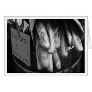 Baguettes en el mercado callejero de Burough