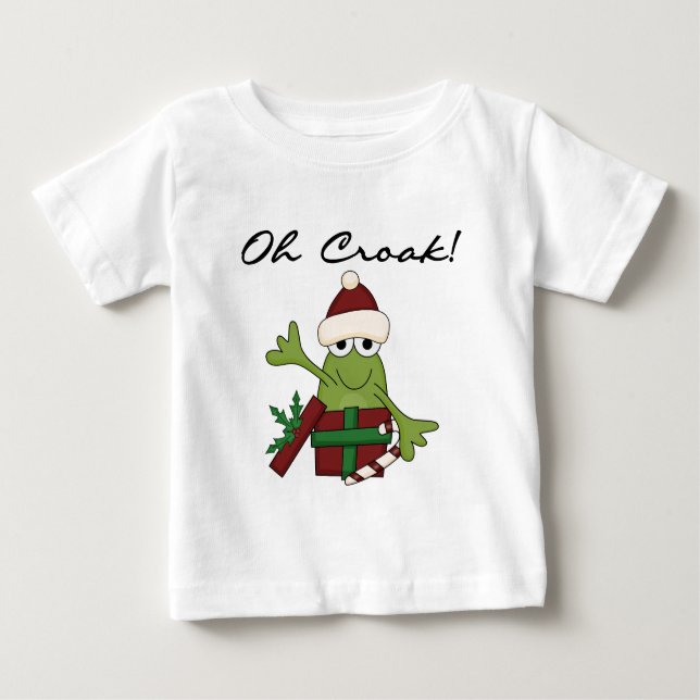 Bah Humbug Frog Navidades camisetas y regalos (Anverso)