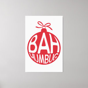 Bah Humbug Navidad Ornamentos Decoración Snowflak