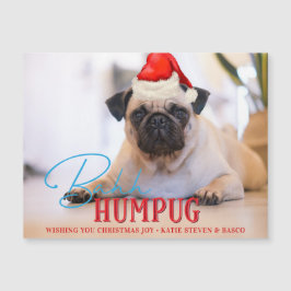 Bah Humpug Pug Perro Divertido Navidades Personali