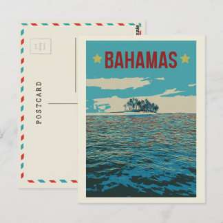 Bahamas Carribia, paisaje típico postal