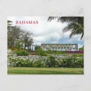 Bahamas Versailles Gardens vista postal