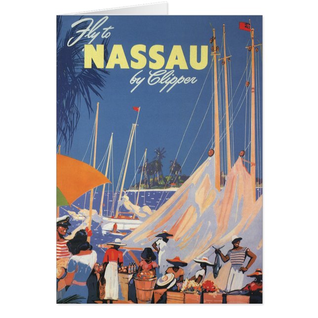 Bahamas: Viajes de arte, vuela Nassau por Clipper (Frente)