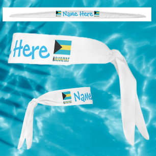 Bahamas y Bandera de Bahamas Azul Personalizado