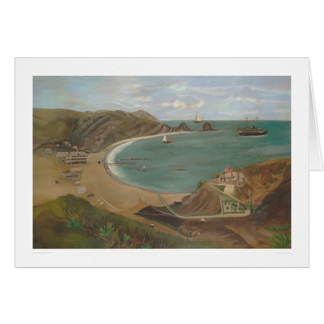 Bahía de Avalon, isla de Santa Catalina (1212) (Anverso (Horizontal))