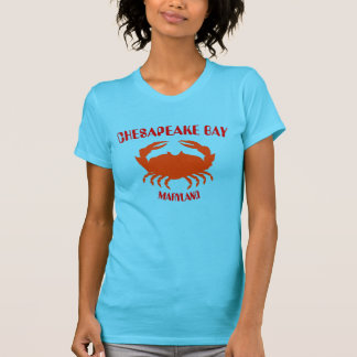 Bahía de Chesapeake, cangrejo, camiseta
