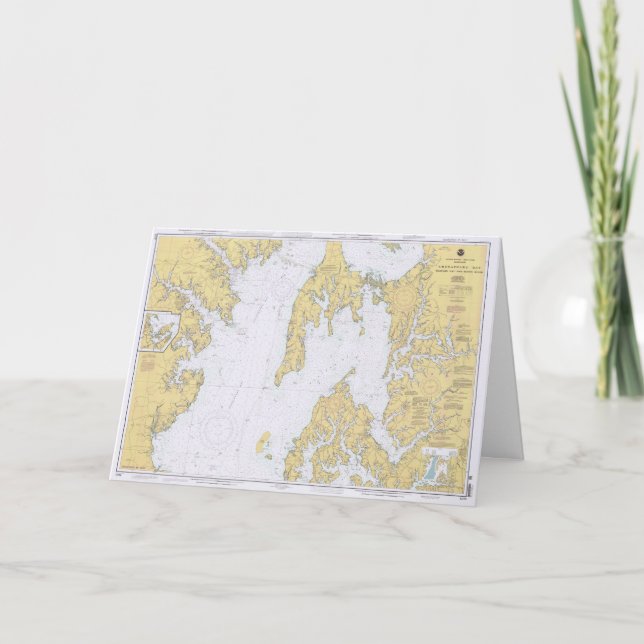 Bahía de Chesapeake del _de la tarjeta de (Anverso)