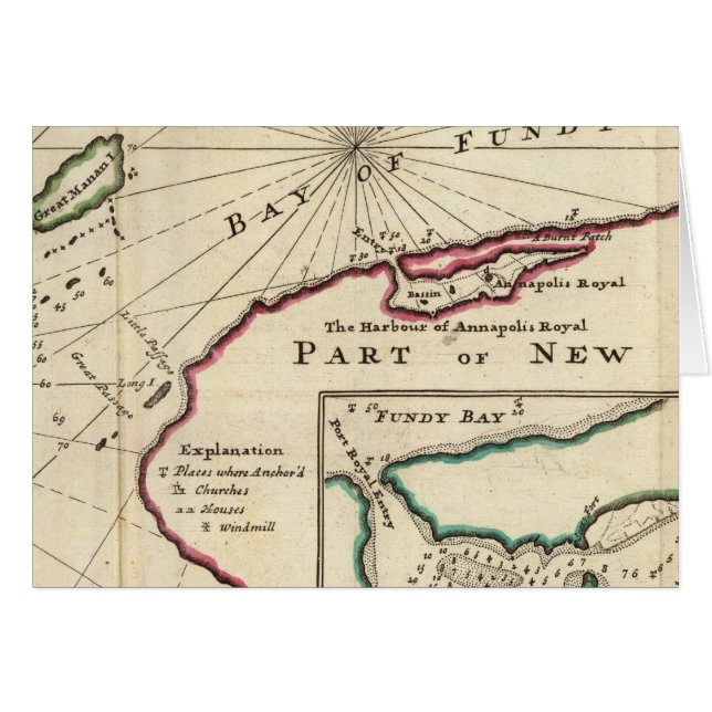 Bahía de Fundy y puerto de Annapolis Royal (Anverso (Horizontal))