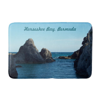 Bahía de herradura, alfombra de baño de las Bermud