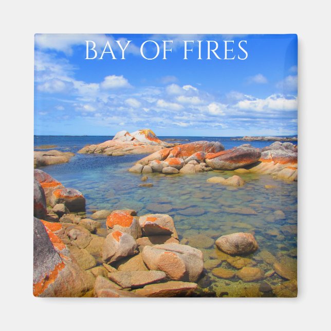 Bahía de incendios, Tasmania, imán de Australia (Frente)