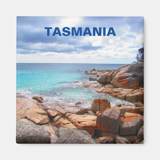 Bahía de incendios, Tasmania, imán de Australia (Frente)