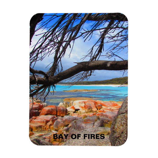 Bahía de incendios, Tasmania, imán de Australia (Vertical)