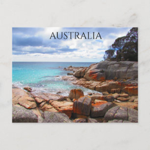 Bahía de incendios, Tasmania, postal de Australia