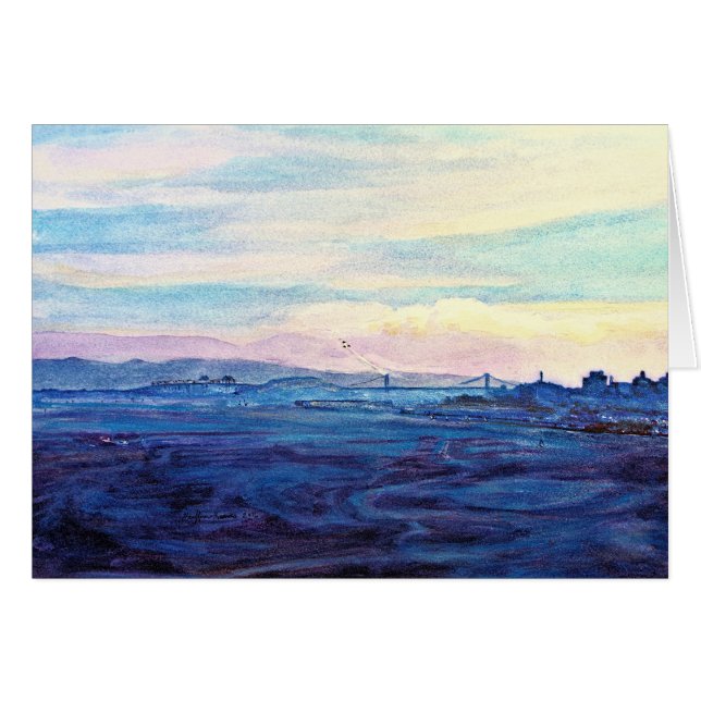 Bahía de San Francisco 2, Ángeles azules 1984 (Anverso (Horizontal))