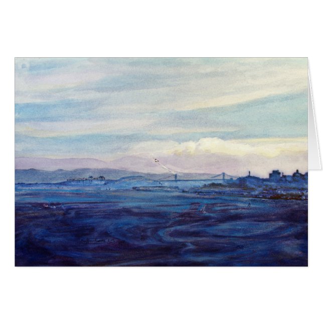 Bahía de San Francisco 3, Ángeles azules 1984 (Anverso (Horizontal))