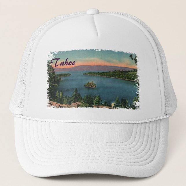 Bahía Esmeralda - Gorra del lago Tahoe (Anverso)
