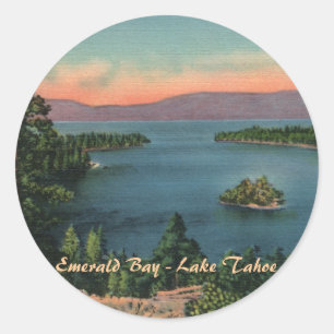 Bahía Esmeralda - Pegatinas del lago Tahoe