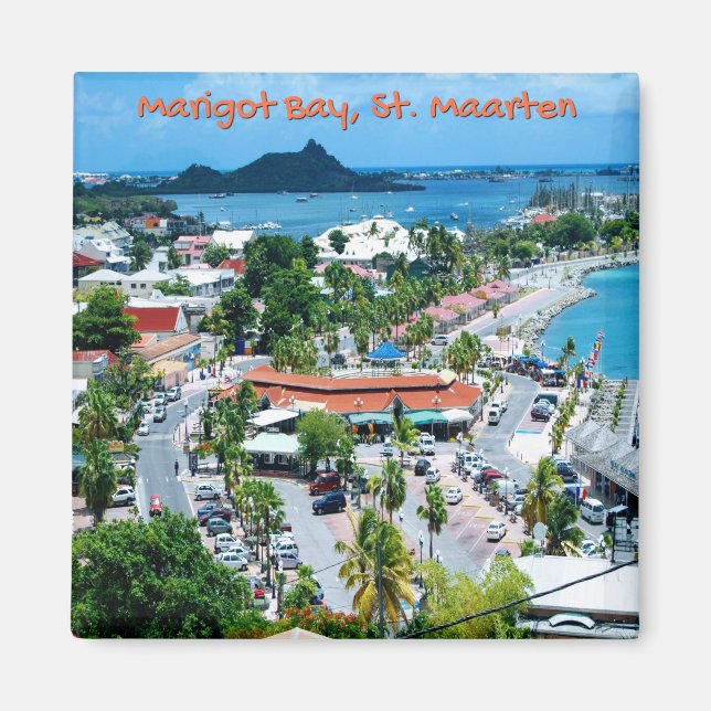 Bahía Marigot, imán de St. Maarten (Frente)