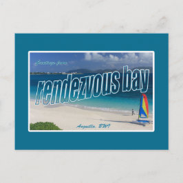 Bahía Rendezvous, postal de Anguila