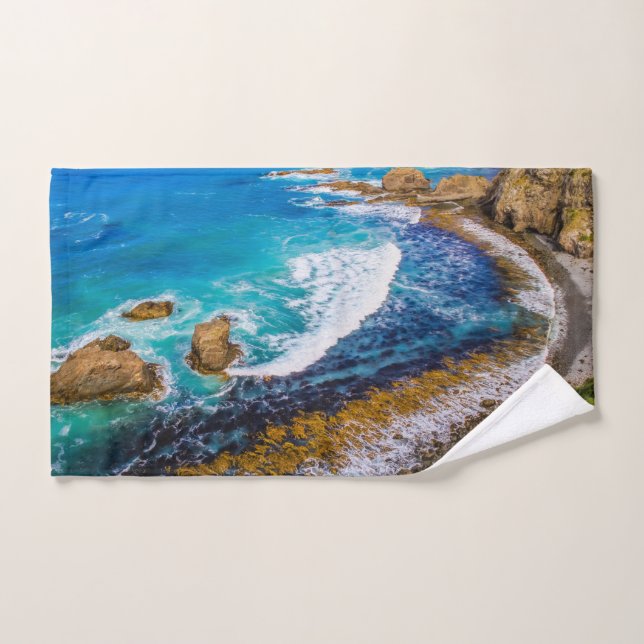 Bahía Roaring En Punto Nugget (Toalla de mano)