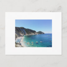 Bahía turquesa italiana - postal fotográfica de