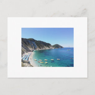 Bahía turquesa italiana - postal fotográfica de