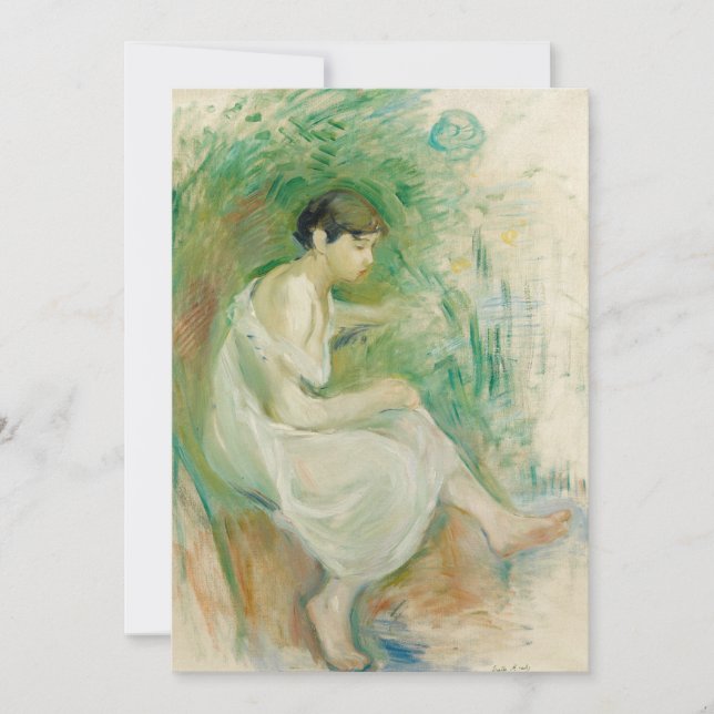 Baigneuse en Chemise | Berthe Morisot (Anverso)