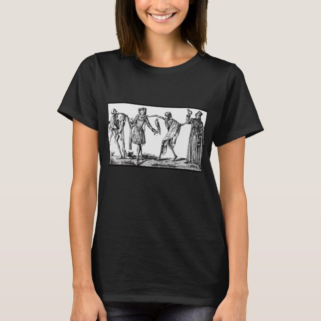 "Bailamos con camiseta del negro de la muerte" (Anverso)