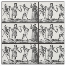 "Bailamos con la tela de la plaga negra de la