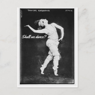 ¿Bailamos? Postal