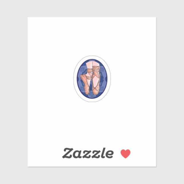 Bailando con el Pegatina de Freedom Vinyl (Hoja)