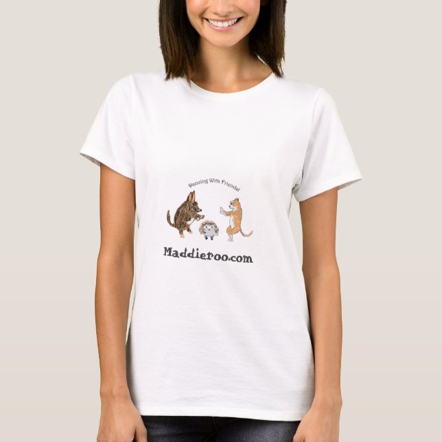 Bailando con los amigos, camiseta (Anverso)
