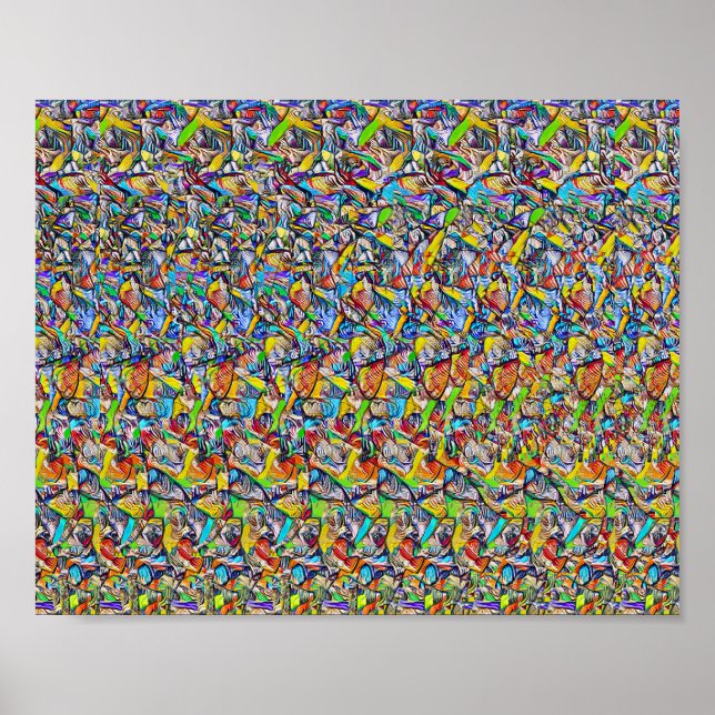 Bailando en Brasil - Impresión 3D oculta (Frente)