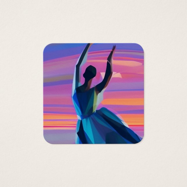 Bailar al atardecer (Anverso)
