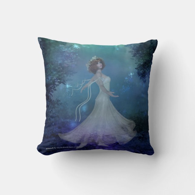 Bailar en la almohada de la fantasía de Woods (Anverso)