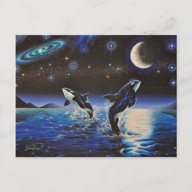 Bailar en las estrellas, postales (Anverso)