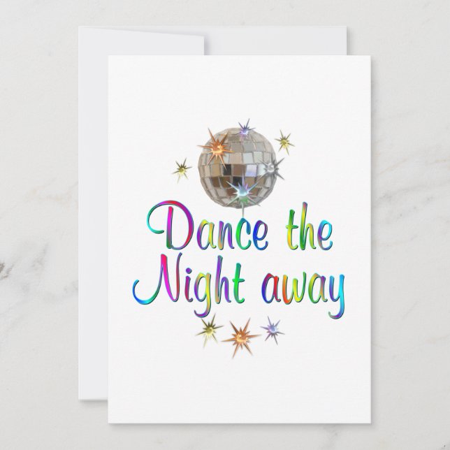 Bailar la noche lejos (Anverso)