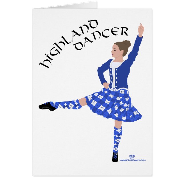 Bailarín de Highland de Escocia (Frente)