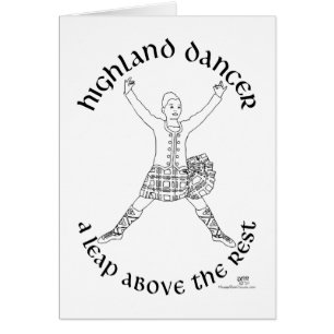 Bailarín de Highland de Escocia