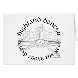 Bailarín de Highland de Escocia