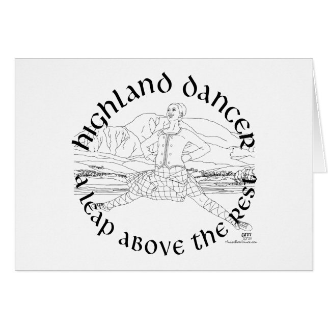 Bailarín de Highland de Escocia (Anverso (Horizontal))