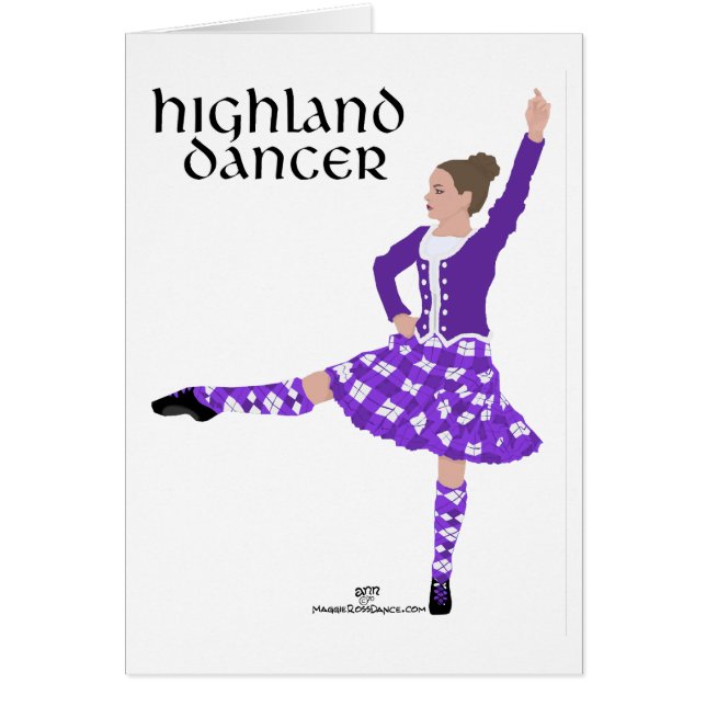 Bailarín de las Highlands escocesas (Frente)