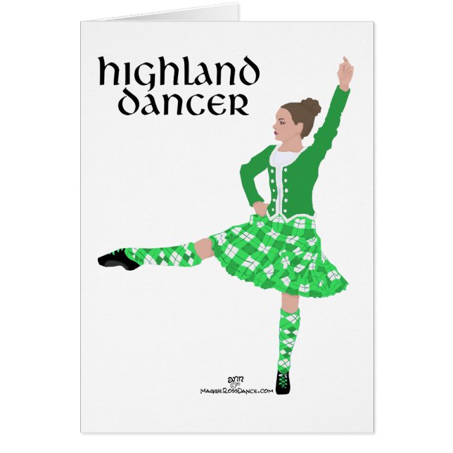 Bailarín de las Highlands escocesas (Frente)