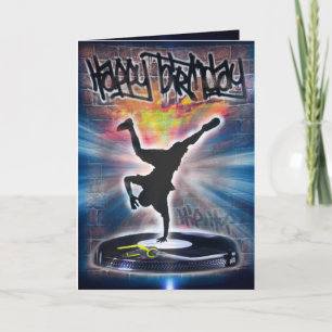 Bailarín de tarjetas de cumpleaños